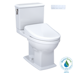 TOTO MW4944734CEMFGA#01 Washlet+ Connelly Two-Piece Elongated Dual Flush 1.28 And 0.9 Gpf Toilet - Cotton White