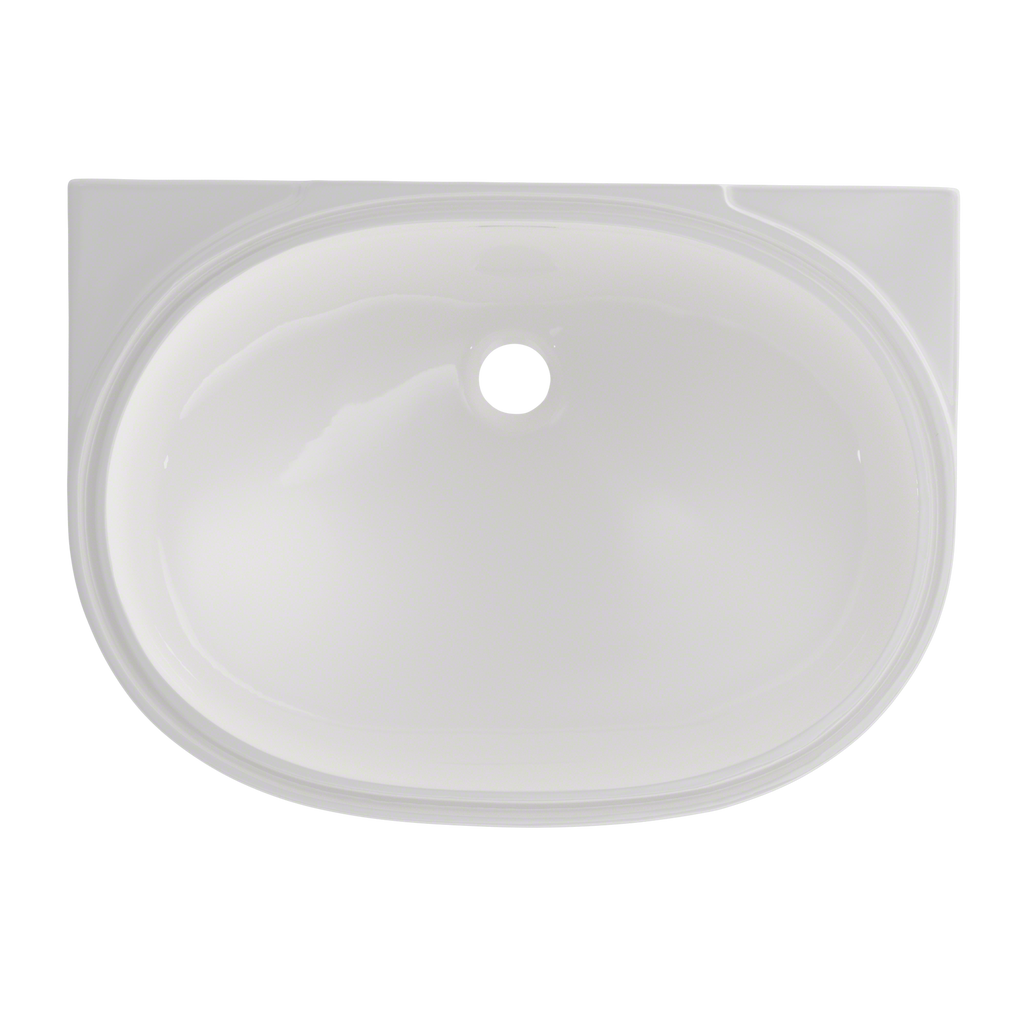 TOTO LT546G#11 Oval 19-11/16" X 13-3/4" Undermount Bathroom Sink With Cefiontect - Colonial White