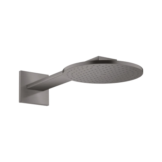AXOR ShowerSolutions Showerhead 250 2- Jet with Showerarm Trim, 2.5 GPM in Brushed Black Chrome