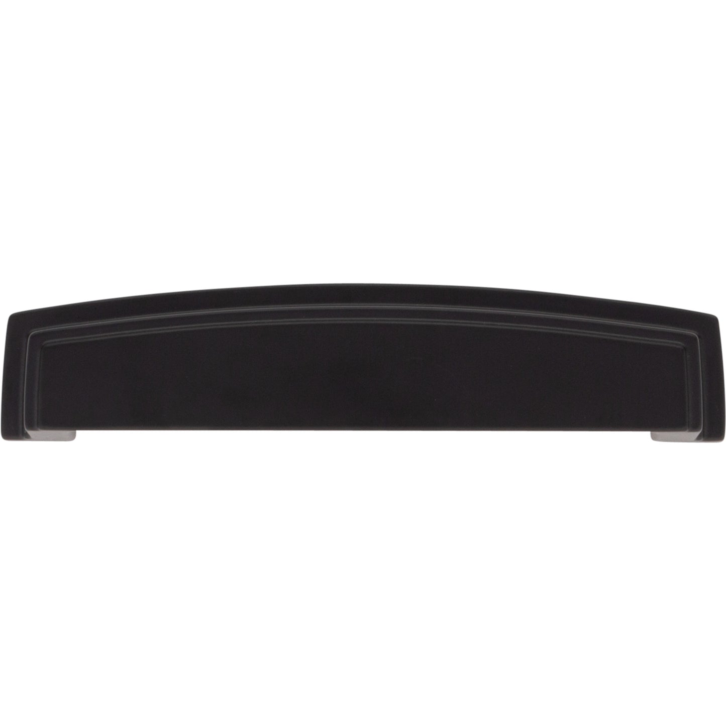 JEFFREY ALEXANDER 141-128MB Renzo 128 mm Center-to-Center Cup/Bin Pull - Matte Black