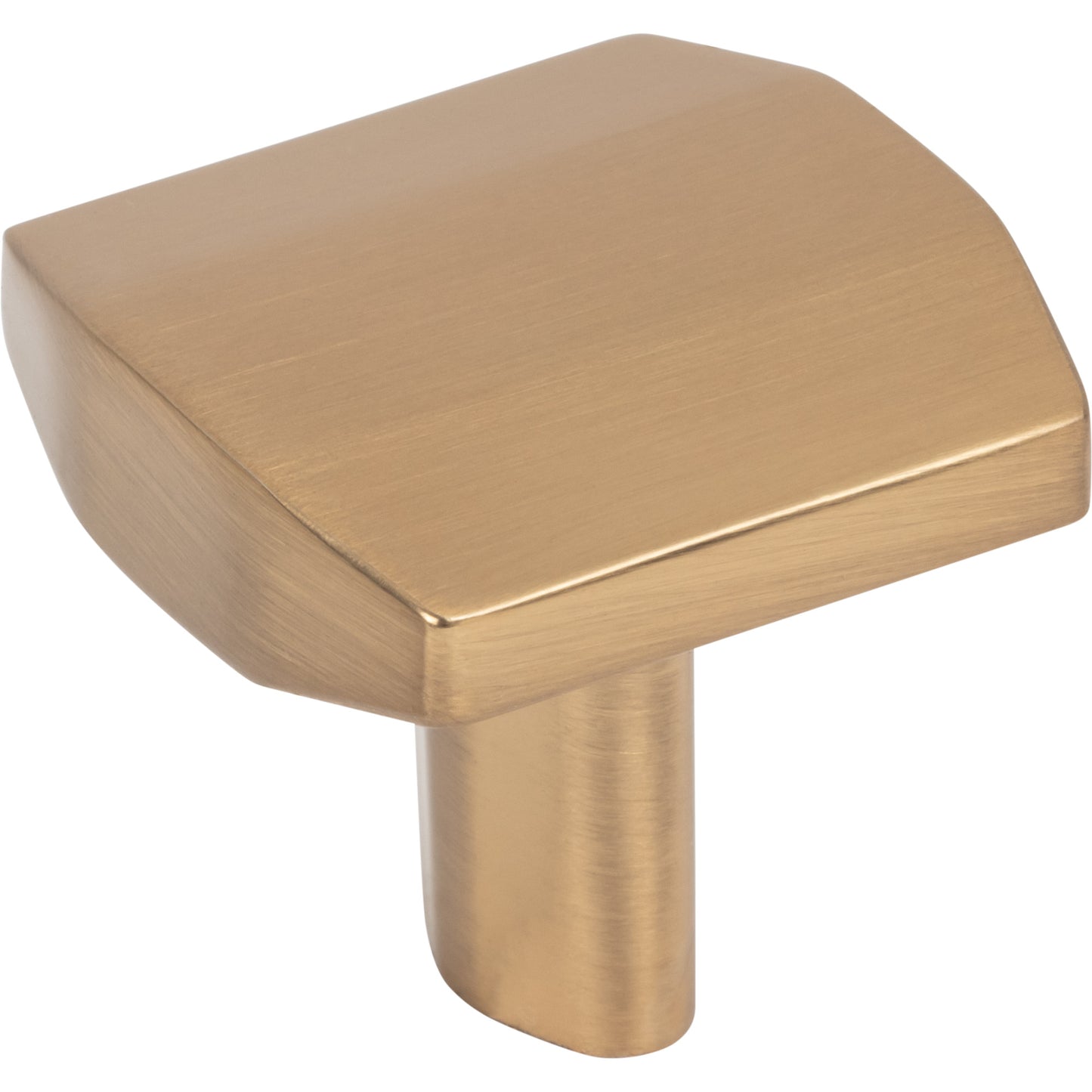 ELEMENTS 641SBZ William 1-1/4" Length Square Knob - Satin Bronze