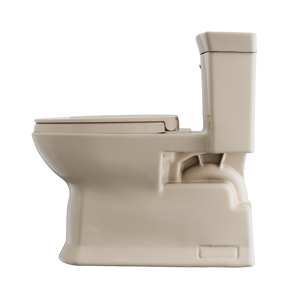 TOTO MS964124CEFG#03 Soiree One Piece Elongated 1.28 Gpf Universal Height Skirted Toilet With Cefiontect - Bone