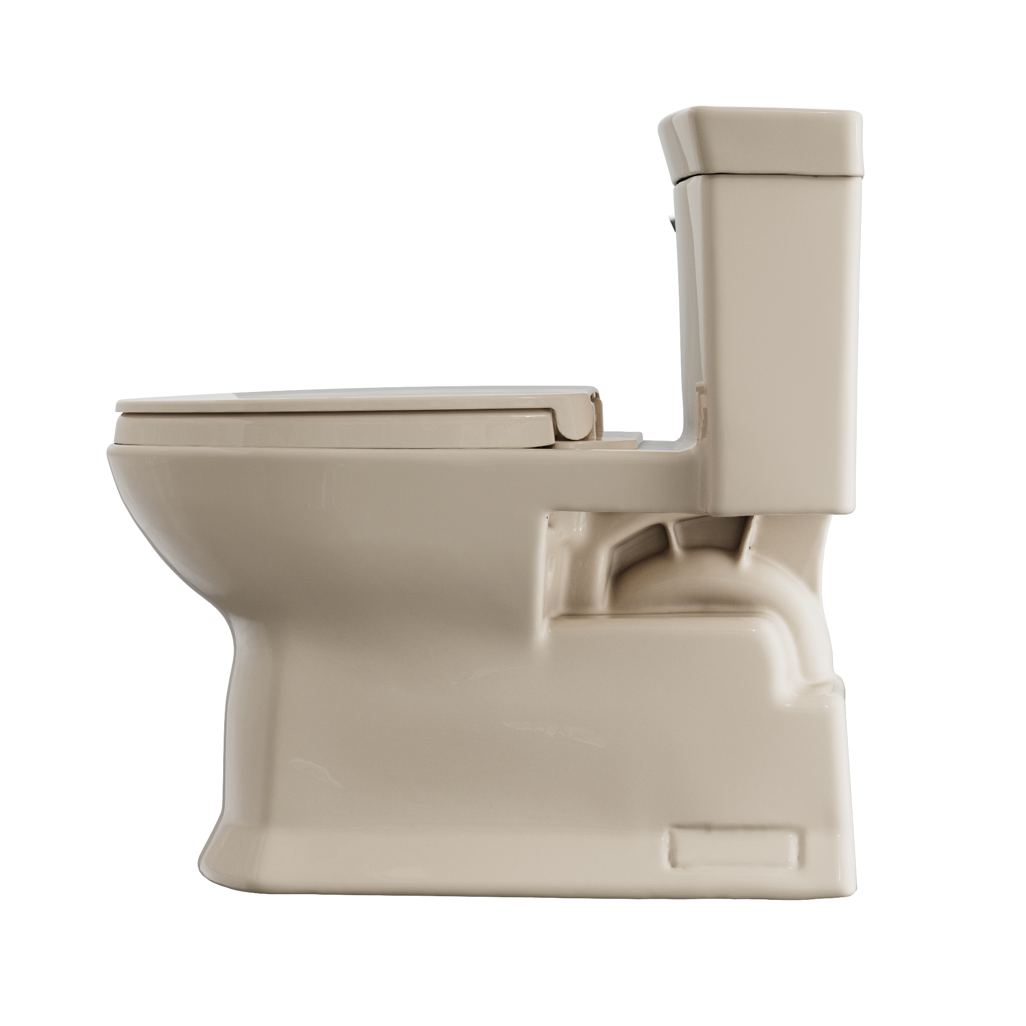 TOTO MS964124CEFG#03 Soiree One Piece Elongated 1.28 Gpf Universal Height Skirted Toilet With Cefiontect - Bone