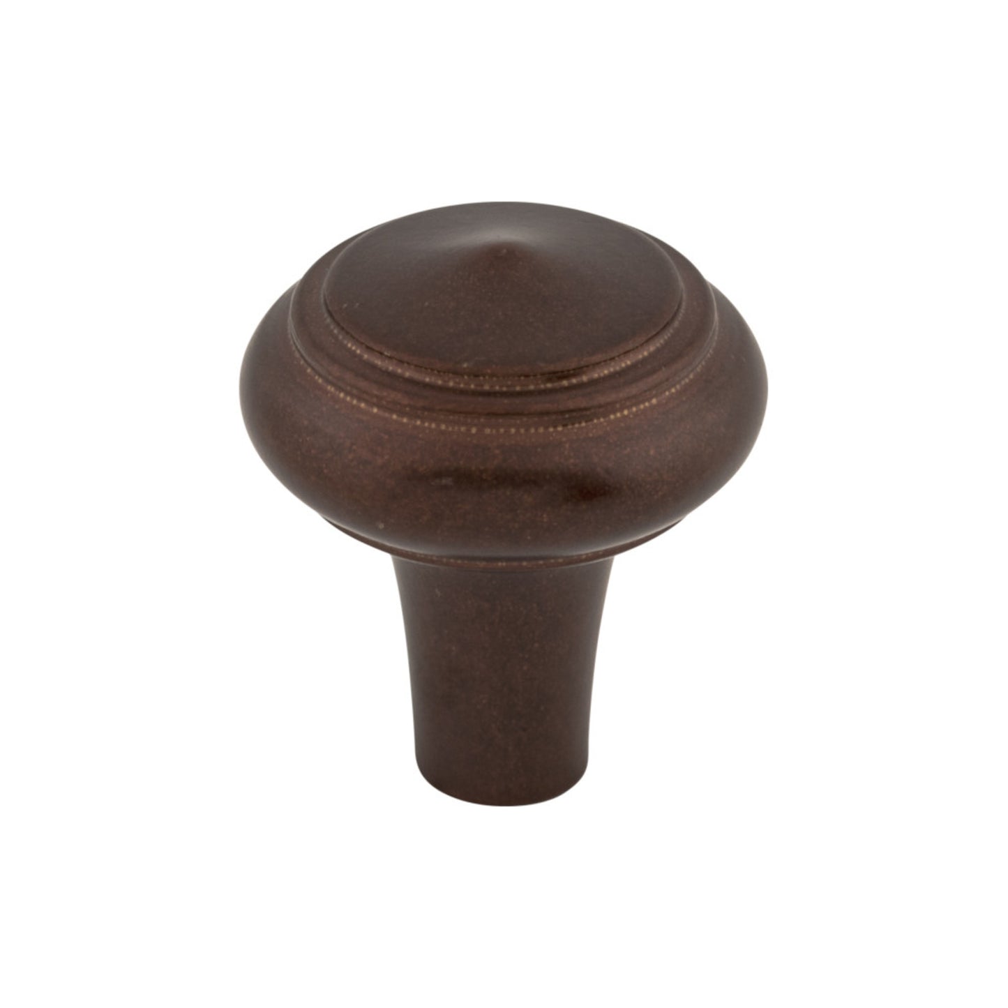 TOP KNOBS M1488 Aspen Peak 1 1/4" Diameter Round Knob - Mahogany Bronze