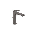 AXOR 49031341 Citterio C Single-Hole Faucet 125 CoolStart with Pop-Up Drain-Cubic Cut, 1.2 GPM - Brushed Black Chrome