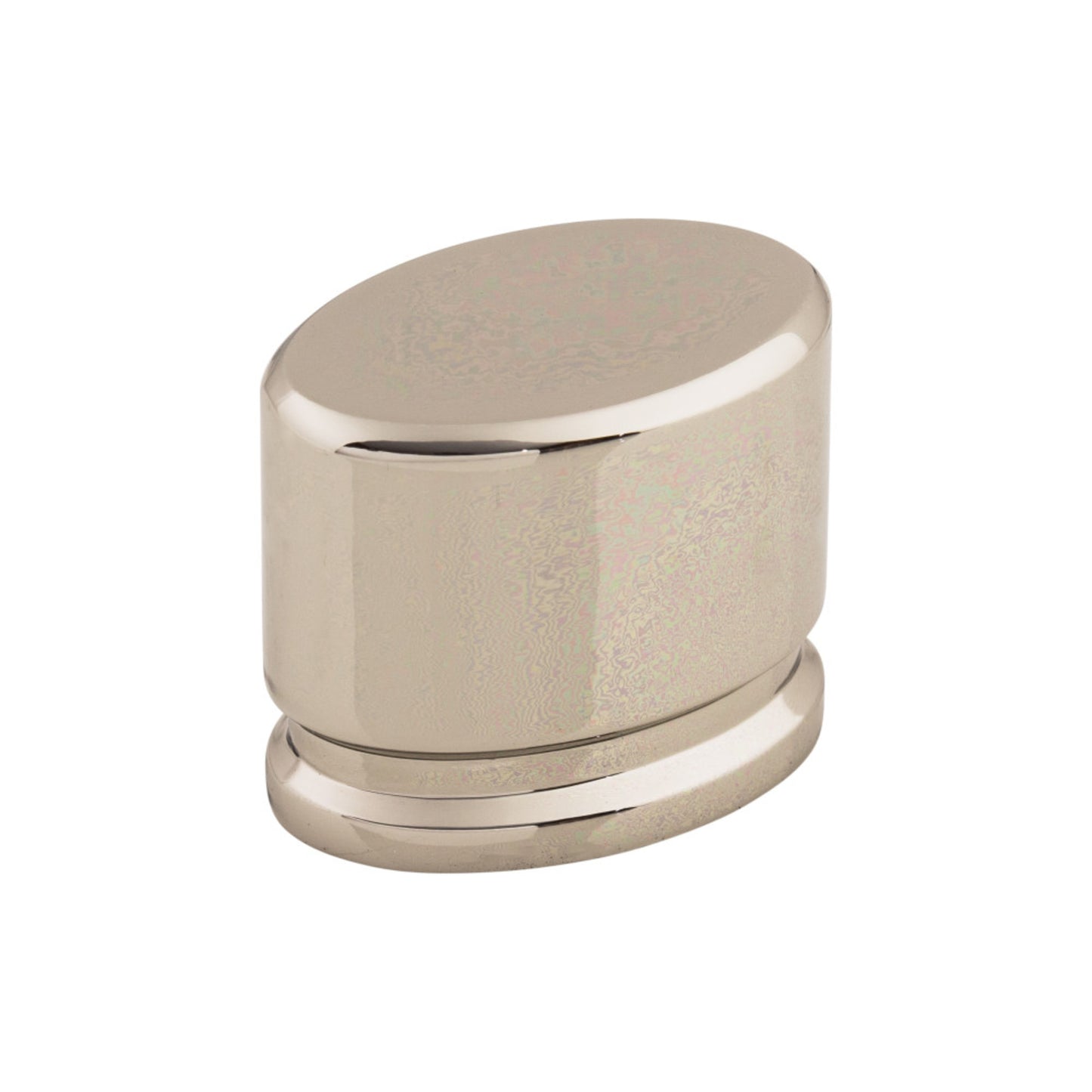 TOP KNOBS TK61PN Oval 1 3/8" Length Oval Knob - Polished Nickel