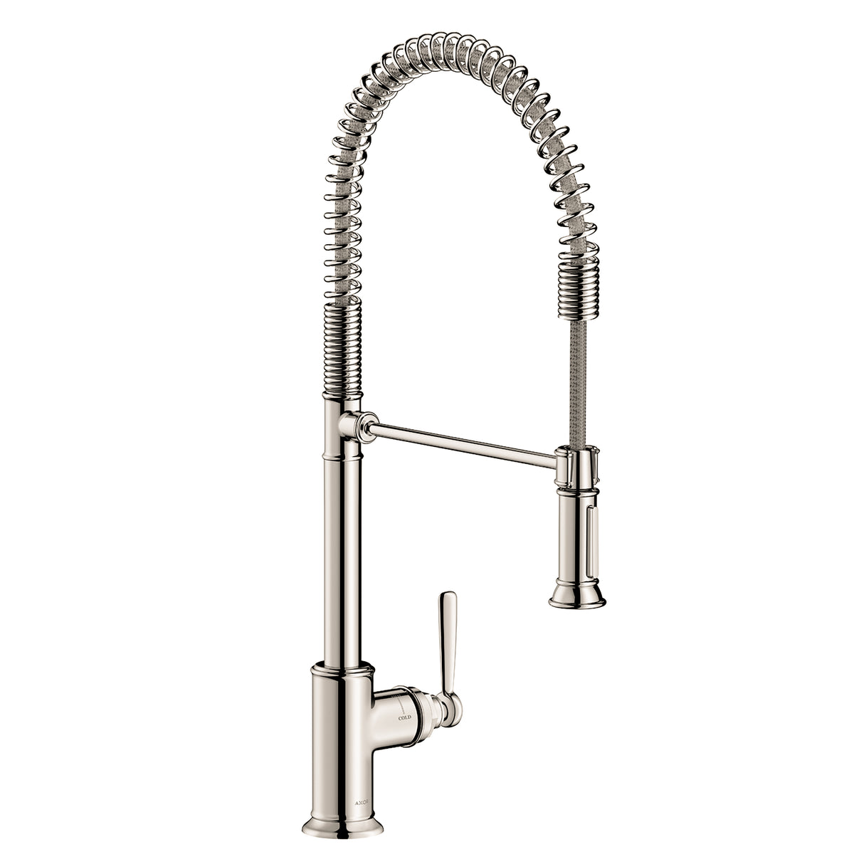 AXOR 16582831 Montreux Semi-Pro Kitchen Faucet 2-Spray, 1.75 GPM - Polished Nickel