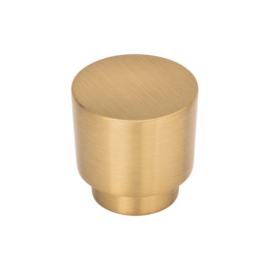 ATLAS 426-WB Tom Tom 1 1/4" Diameter Round Knob , Warm Brass