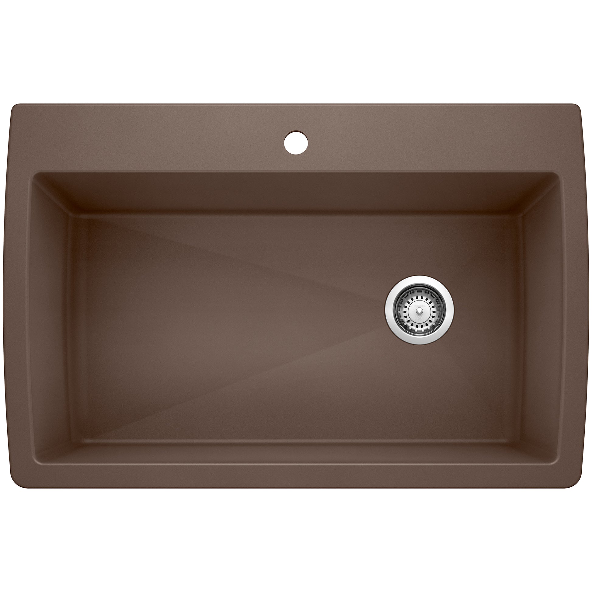 BLANCO 440192 Diamond Diamond SILGRANIT 33.5" Super Single Dual Mount Kitchen Sink - Cafe in Cafe