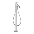 AXOR 10455001 Starck Freestanding Tub Filler Trim with Lever Handle and 1.75 GPM Handshower - Chrome
