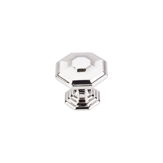 TOP KNOBS TK348PN Chalet 1 1/2" Diameter Round Knob - Polished Nickel