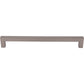 TOP KNOBS TK164AG Square Bar 12" Center to Center Appliance Pull - Ash Gray