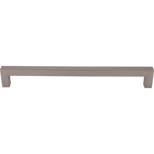 TOP KNOBS TK164AG Square Bar 12" Center to Center Appliance Pull - Ash Gray