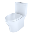 TOTO MS446124CEMFGN#01 Aquia Iv Two-Piece Elongated Dual Flush 1.28 And 0.9 Gpf Universal Height Toilet With Cefiontect - Cotton White