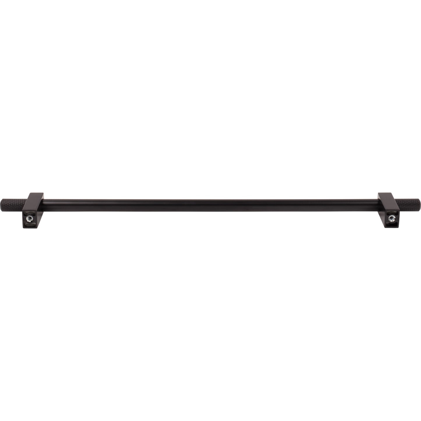 JEFFREY ALEXANDER 698-305MB Larkin Knurled Ends 305 mm Center-to-Center Bar Pull - Matte Black
