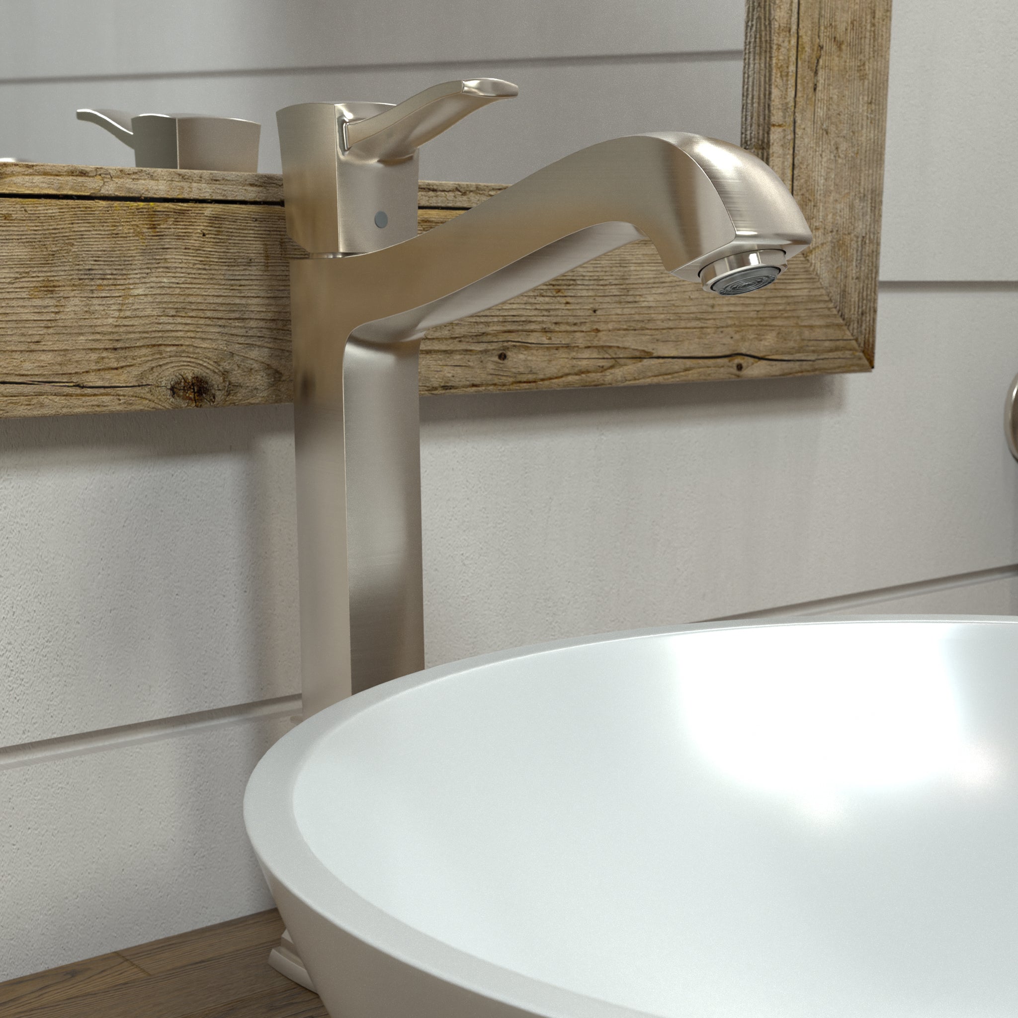 HANSGROHE 31303821 Metropol Classic Single-Hole Faucet 260 with Pop-Up Drain, 1.2 GPM - Brushed Nickel