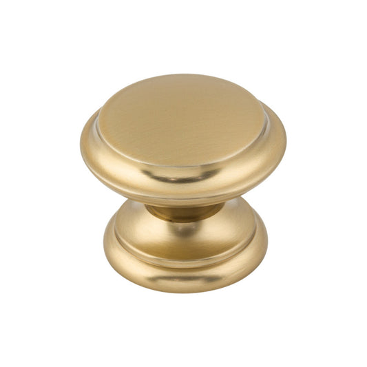 TOP KNOBS M2163 Flat Top 1 3/8" Diameter Round Knob - Honey Bronze