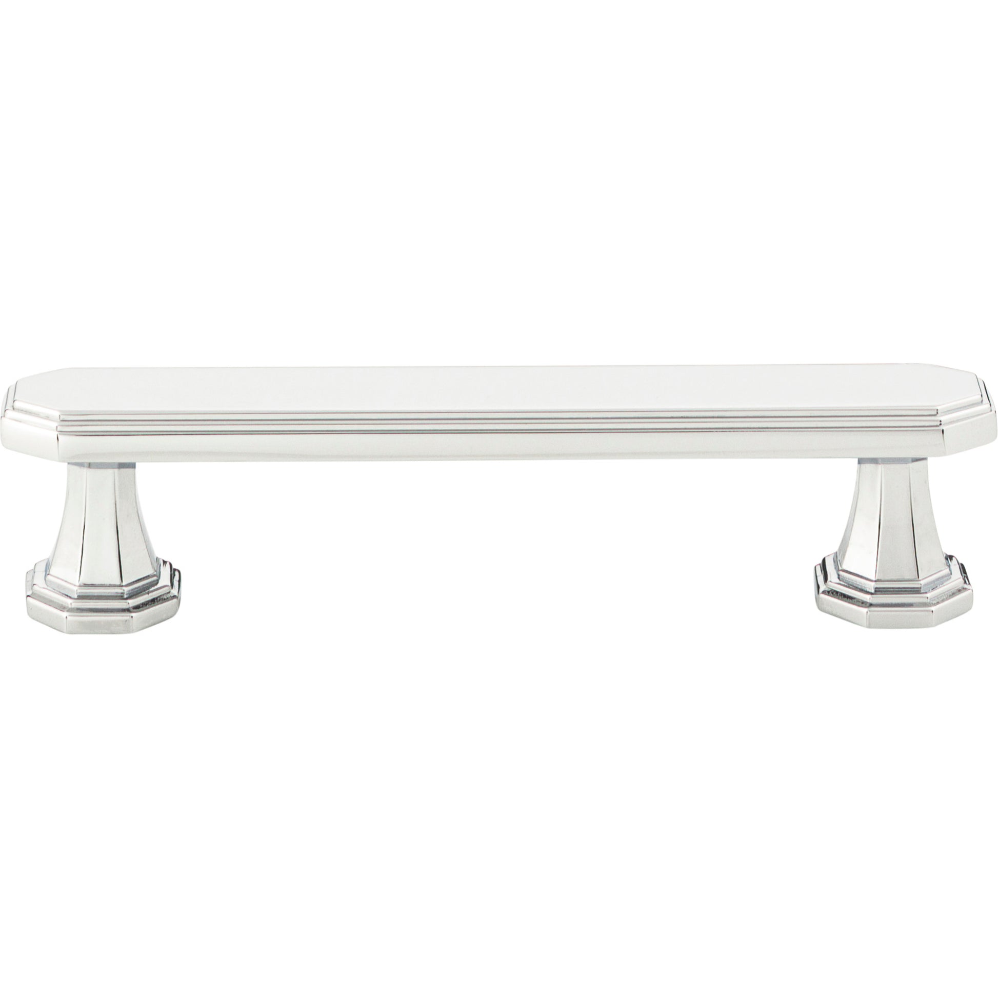 ATLAS 440-CH Dickinson 3 3/4" Center to Center Bar Pull - Polished Chrome