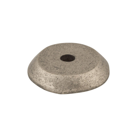 TOP KNOBS M1455 Aspen Round Knob Backplate - Silicon Bronze Light