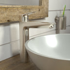 HANSGROHE 71090821 Logis Single-Hole Faucet 190 with Pop-Up Drain, 1.2 GPM - Brushed Nickel