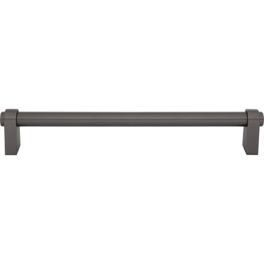 TOP KNOBS TK3216AG Lawrence 12" Center to Center Appliance Pull - Ash Gray