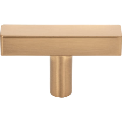 JEFFREY ALEXANDER 845T-SBZ Dominique 2" Length Bar Knob - Satin Bronze