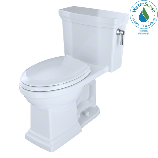 TOTO MS814224CUFRG#01 Promenade Ii 1G One-Piece Elongated 1.0 Gpf Universal Height Toilet With Cefiontect And Right-Hand Trip Lever - Cotton White
