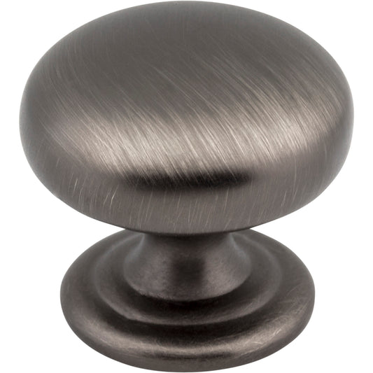 ELEMENTS 2980BNBDL Florence 1-1/4" Diameter Mushroom Knob - Brushed Pewter