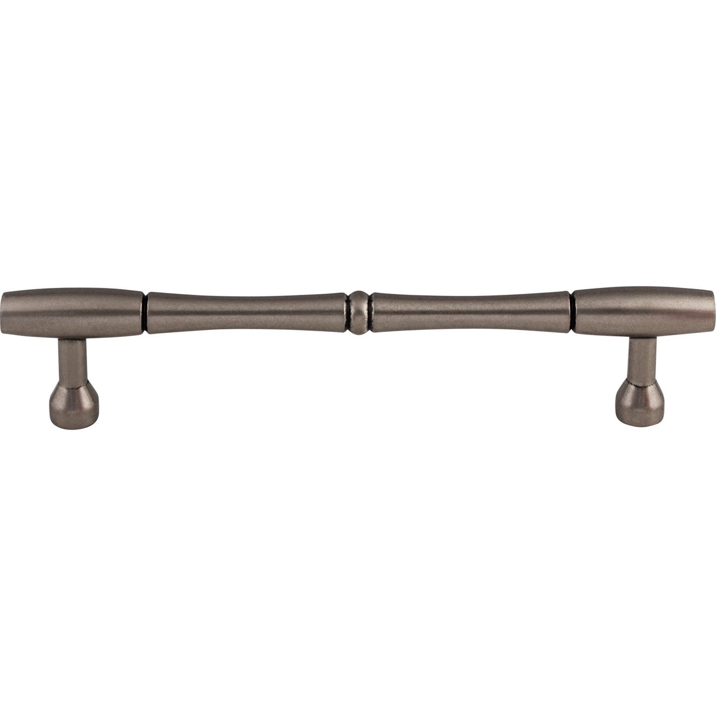 TOP KNOBS M727-7 Nouveau Bamboo 7" Center to Center Bar Pull , Pewter Antique