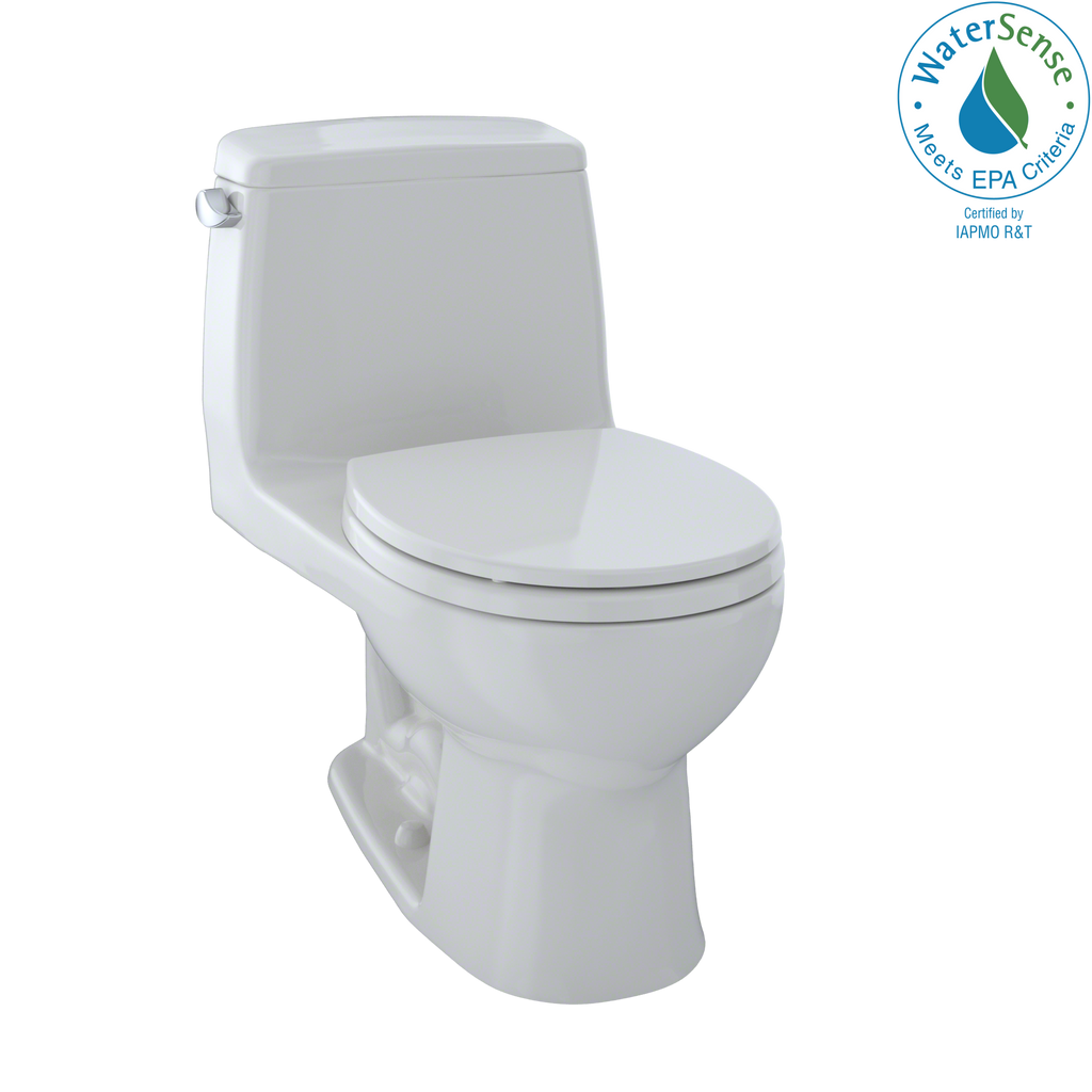 TOTO MS853113E#11 Eco Ultramax One-Piece Round Bowl 1.28 Gpf Toilet - Colonial White