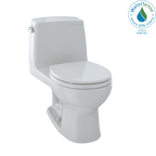 TOTO MS853113E#11 Eco Ultramax One-Piece Round Bowl 1.28 Gpf Toilet - Colonial White