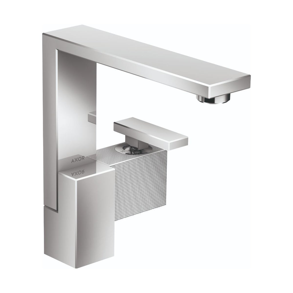 AXOR 46021001 Edge Single-Hole Faucet 190 - Diamond Cut, 1.2 GPM - Chrome