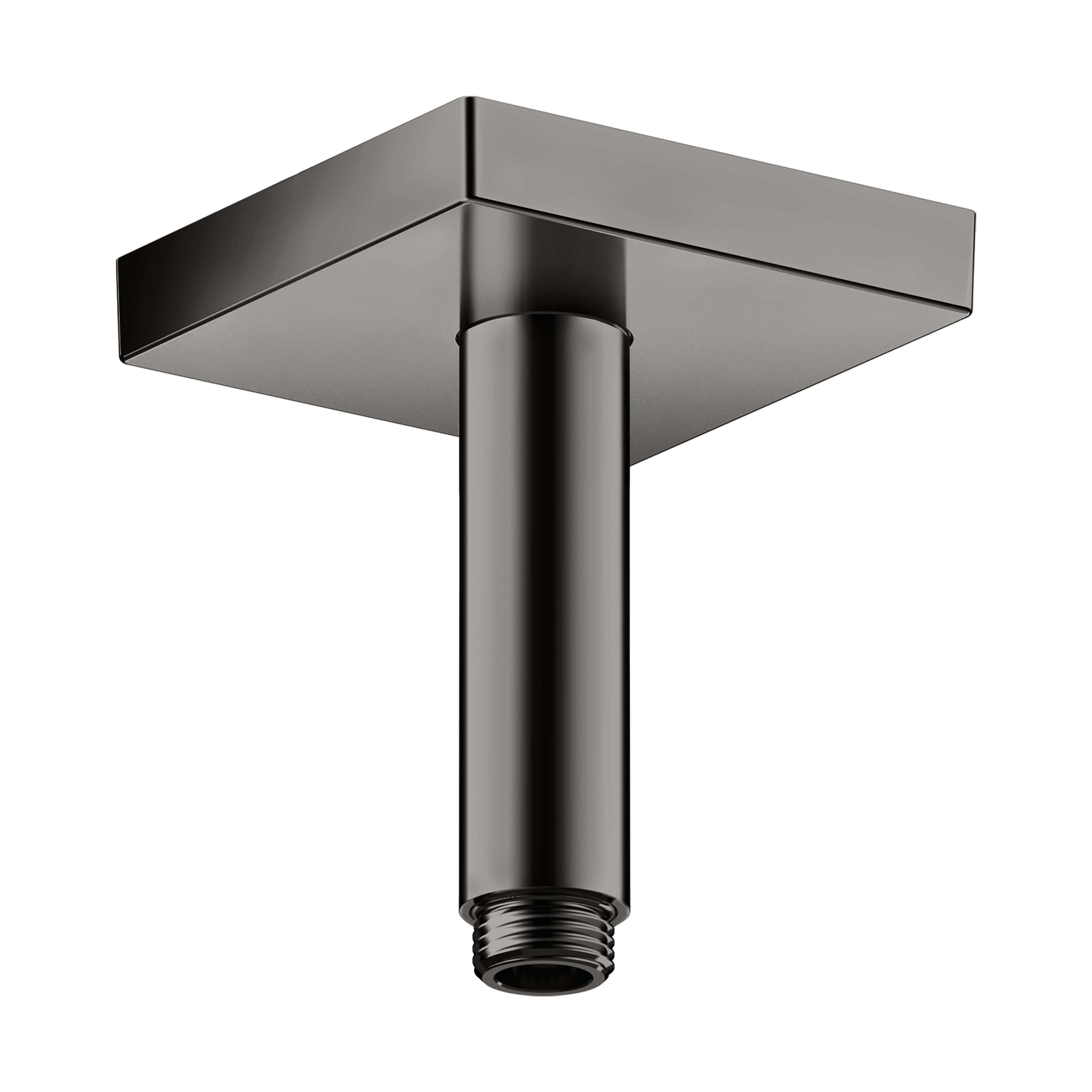 AXOR 26437331 ShowerSolutions Extension Pipe for Ceiling Mount Square, 4" - Polished Black Chrome