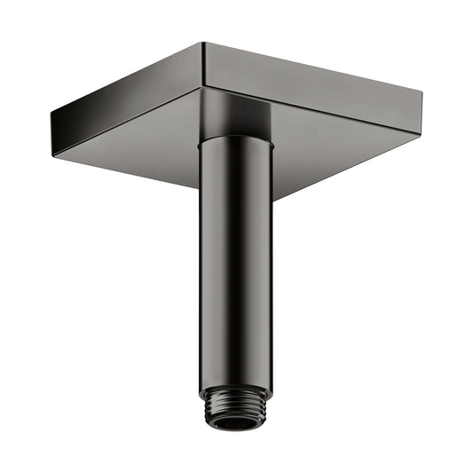 AXOR 26437331 ShowerSolutions Extension Pipe for Ceiling Mount Square, 4" - Polished Black Chrome