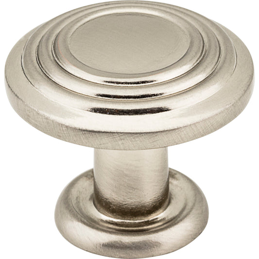 ELEMENTS 110SN Vienna 1-1/4" Diameter Mushroom Knob - Satin Nickel