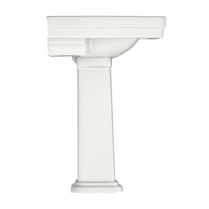TOTO LPT530.8N#11 Promenade 27-1/2" X 22-1/4" Rectangular Pedestal Bathroom Sink For 8 Inch Center Faucets - Colonial White