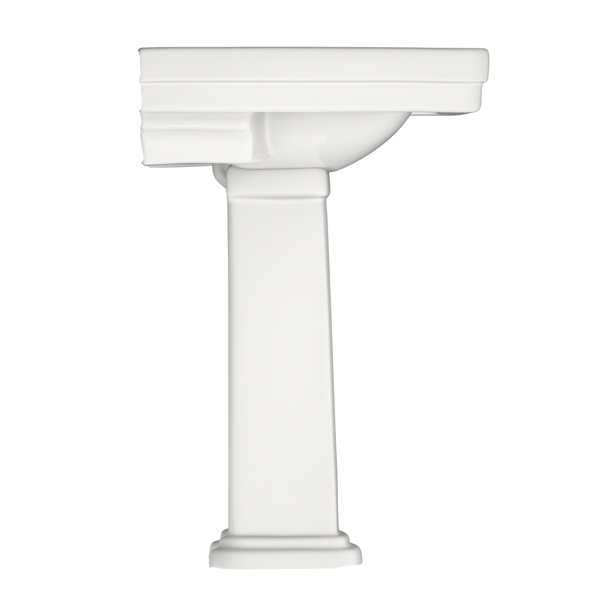 TOTO LPT530.4N#11 Promenade 27-1/2" X 22-1/4" Rectangular Pedestal Bathroom Sink For 4 Inch Center Faucets - Colonial White