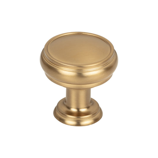 TOP KNOBS TK831HB Eden 1 3/16" Diameter Mushroom Knob - Honey Bronze