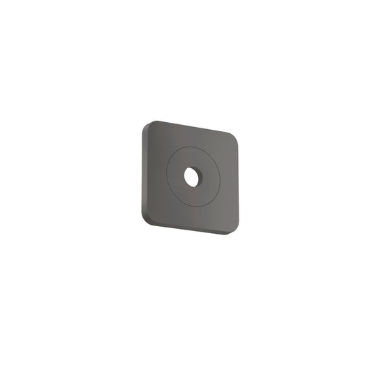 AXOR 28801341 Citterio C Wall Plate SoftSquare 5" x 5" - Brushed Black Chrome