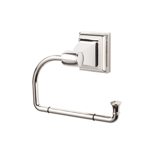 TOP KNOBS STK4PN TOP BATH (R) Stratton Bath  Wall Mounted Toilet Paper Holder , Polished Nickel