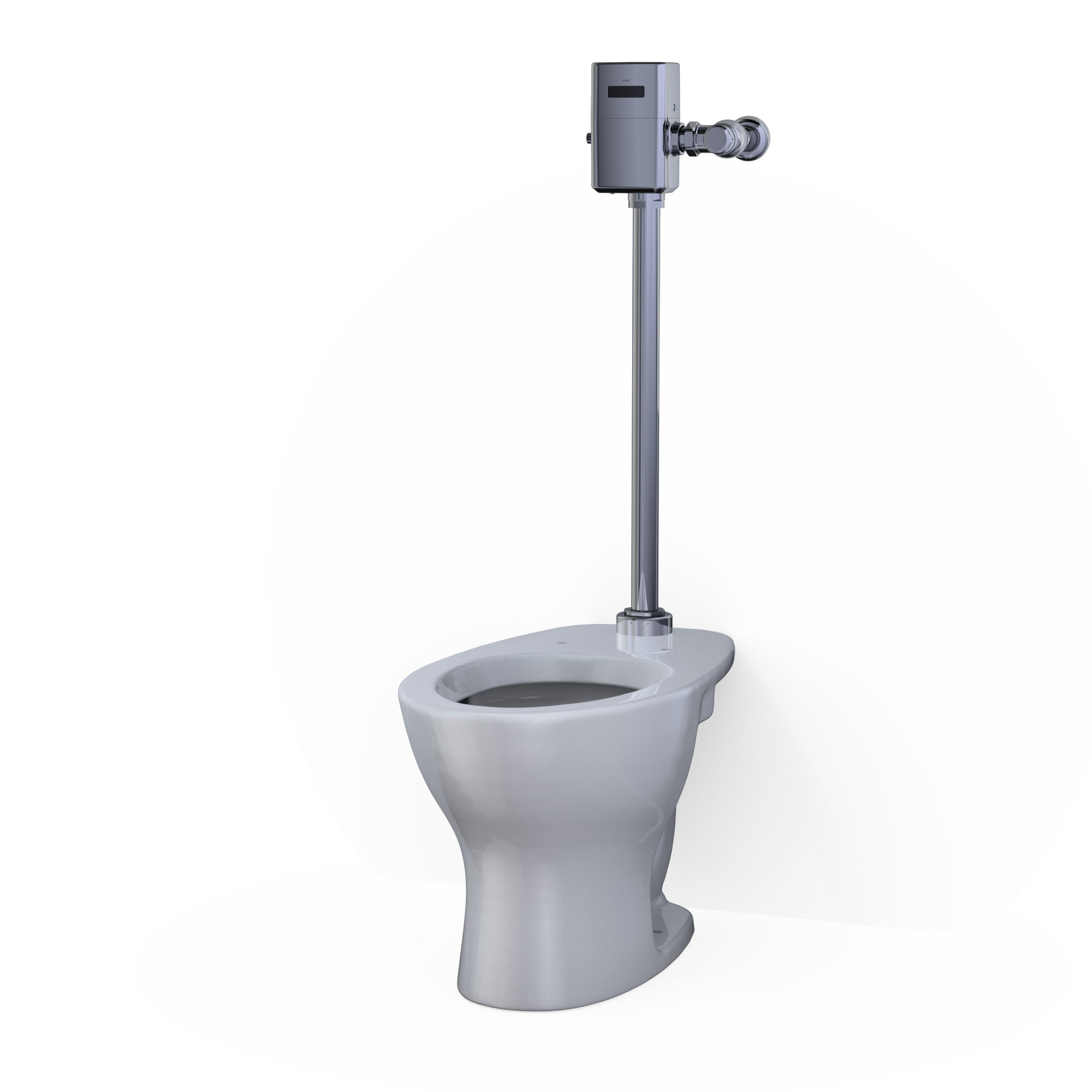 TOTO TET6LB#CP Ecopower Touchless 1.28 Gpf High-Efficiency Toilet Flush Valve With 24 Inch Vacuum Breaker Set - Polished Chrome