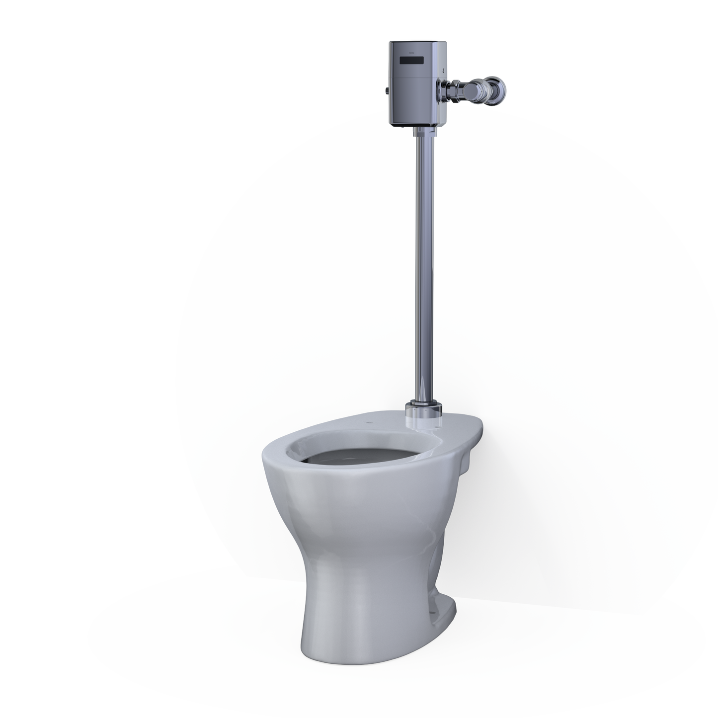 TOTO TET1GB32#CP Ecopower Touchless 1.6 Gpf Toilet Flush Valve For Top Spud With 24 Inch Vacuum Breaker Set - Polished Chrome