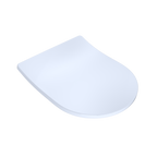 TOTO SS247R#01 Softclose Slim D-Shape Seat And Lid For Rp Wall-Hung Toilet - Cotton White