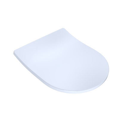 TOTO SS247R#01 Softclose Slim D-Shape Seat And Lid For Rp Wall-Hung Toilet - Cotton White