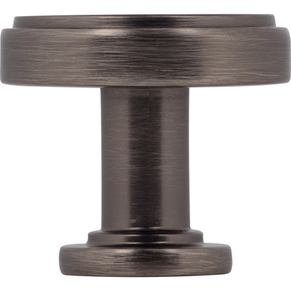 JEFFREY ALEXANDER 171BNBDL Richard 1-1/4" Diameter Round Knob - Brushed Pewter