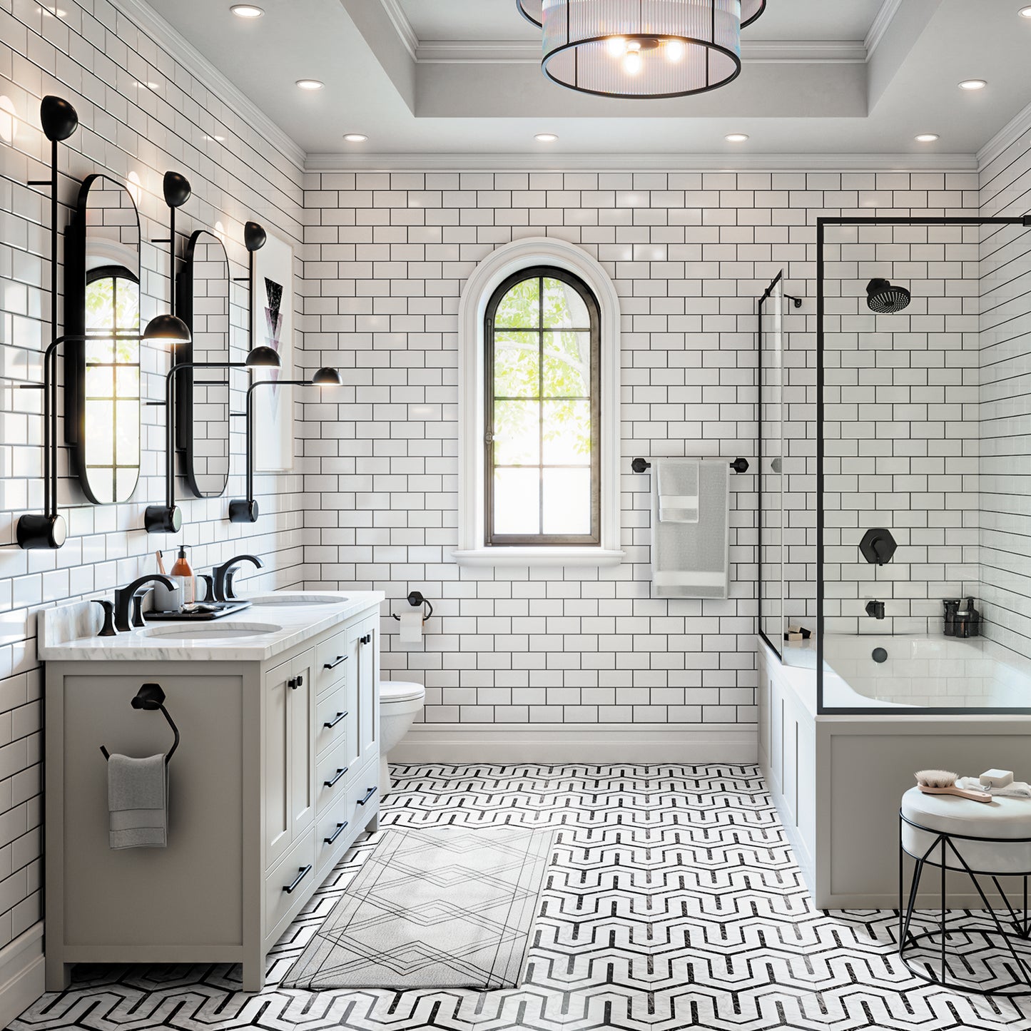 HANSGROHE 04838670 Matte Black Locarno Transitional Single Hook