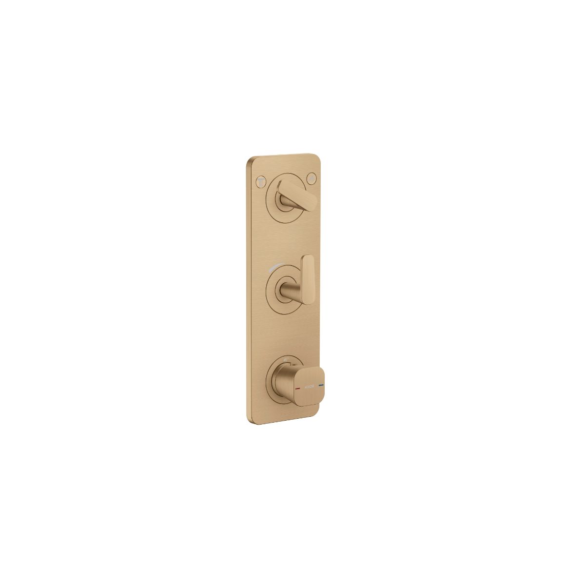 AXOR 49700141 Citterio C Thermostatic Module Trim 15" x 5" for 2 Functions - Brushed Bronze