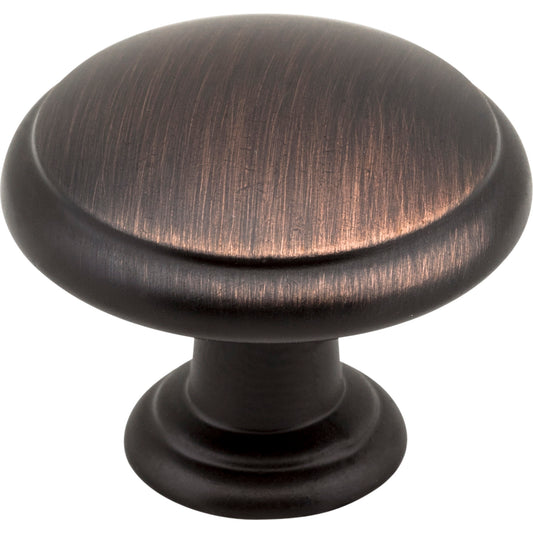 ELEMENTS 3940-DBAC Gatsby 1-3/16" Diameter Mushroom Knob - Brushed Oil Rubbed Bronze