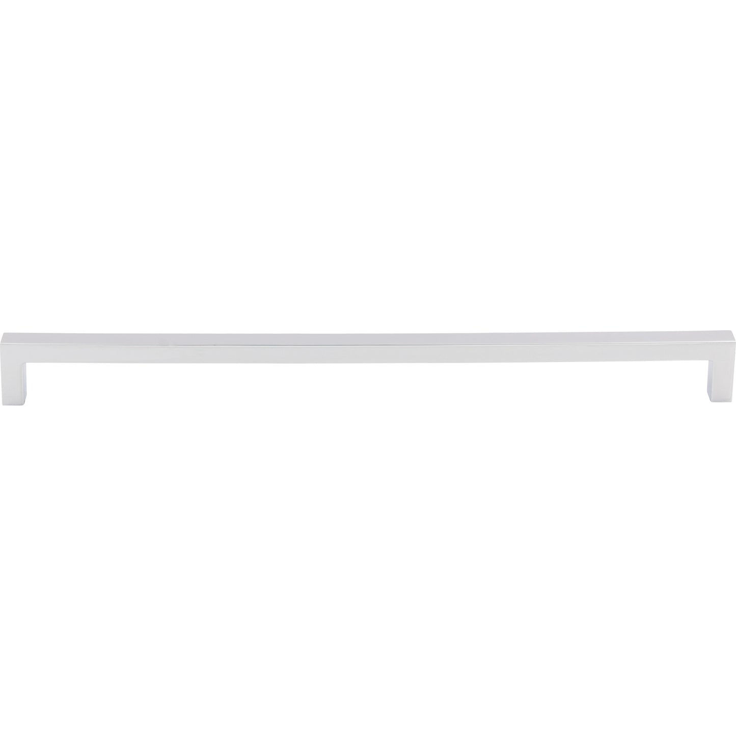 TOP KNOBS M2144 Square Bar 12 5/8" Center to Center Bar Pull - Polished Chrome