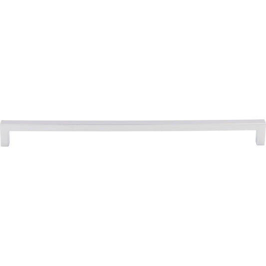 TOP KNOBS M2144 Square Bar 12 5/8" Center to Center Bar Pull - Polished Chrome